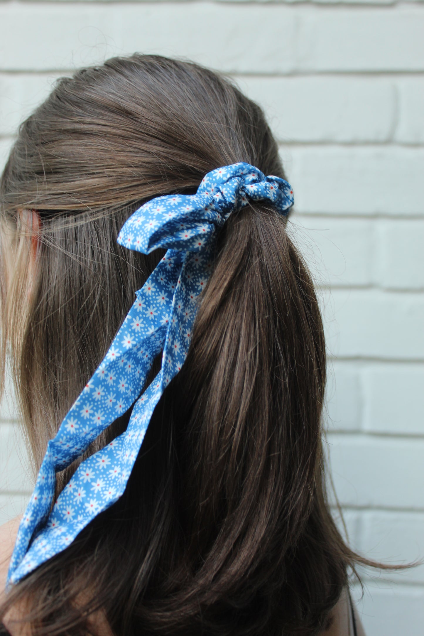 BLUE LADY SCRUNCHIE BOW'S