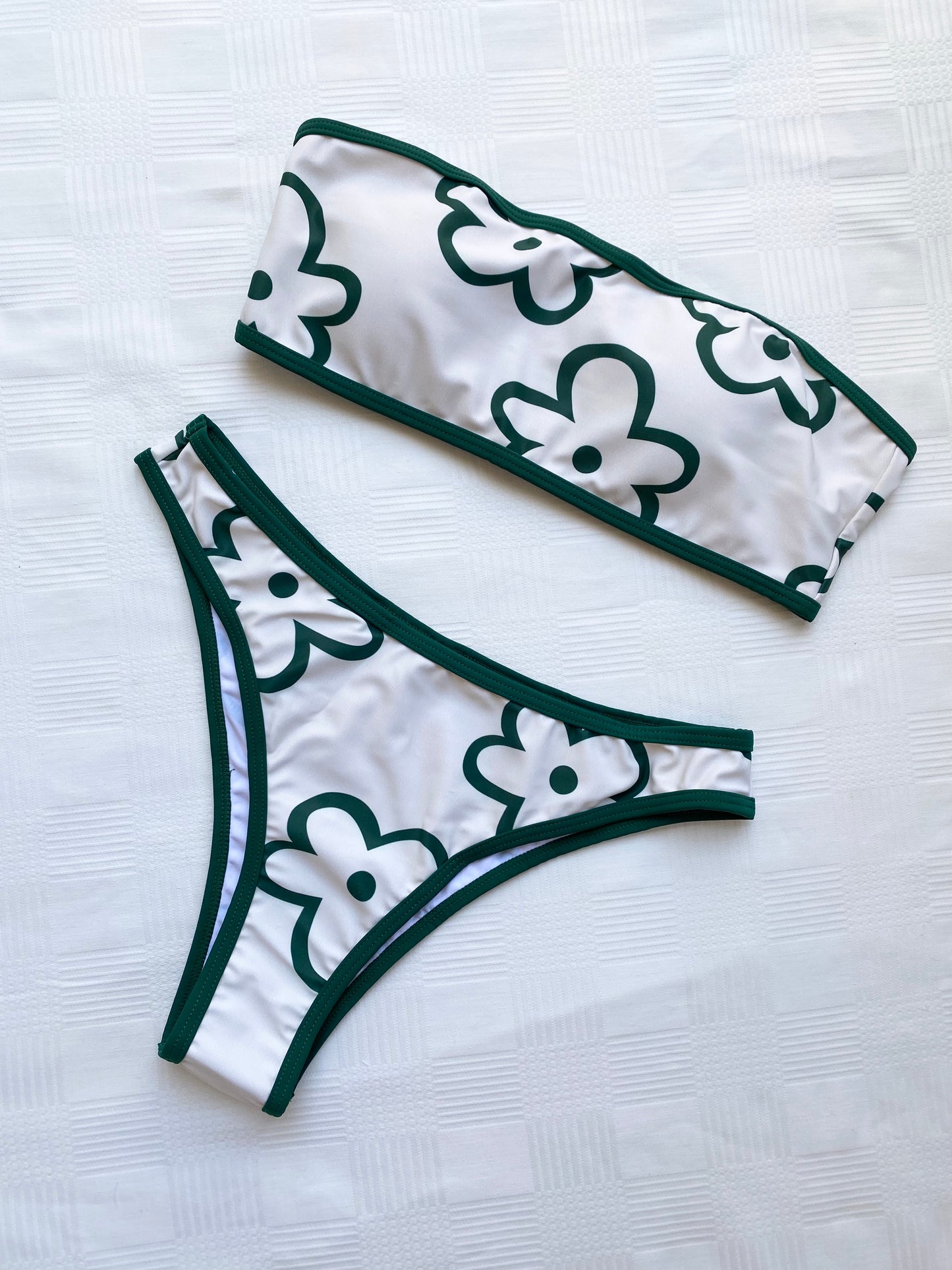 PALM BREAK HIGH-WAISTED BIKINI SET