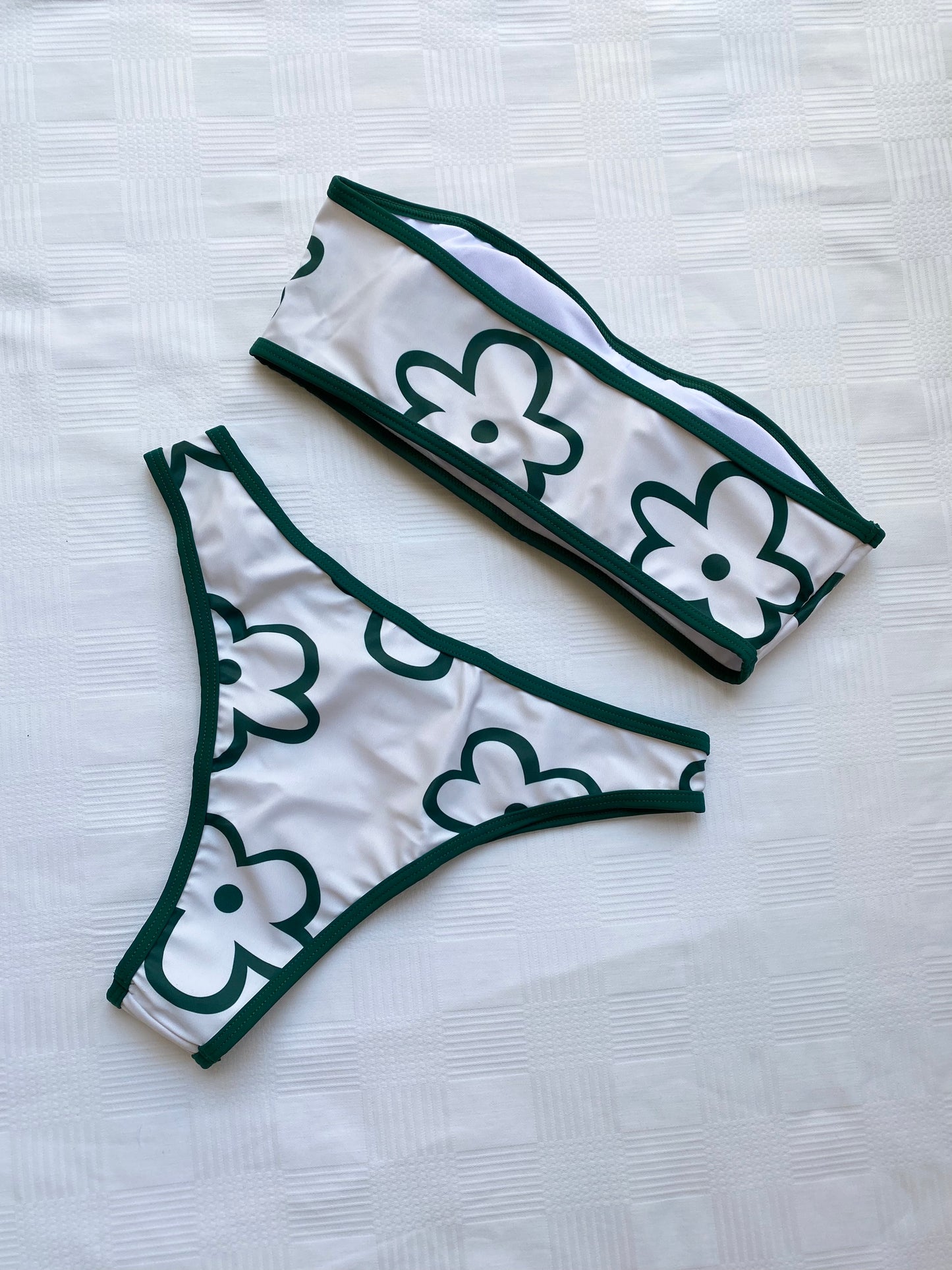 PALM BREAK HIGH-WAISTED BIKINI SET