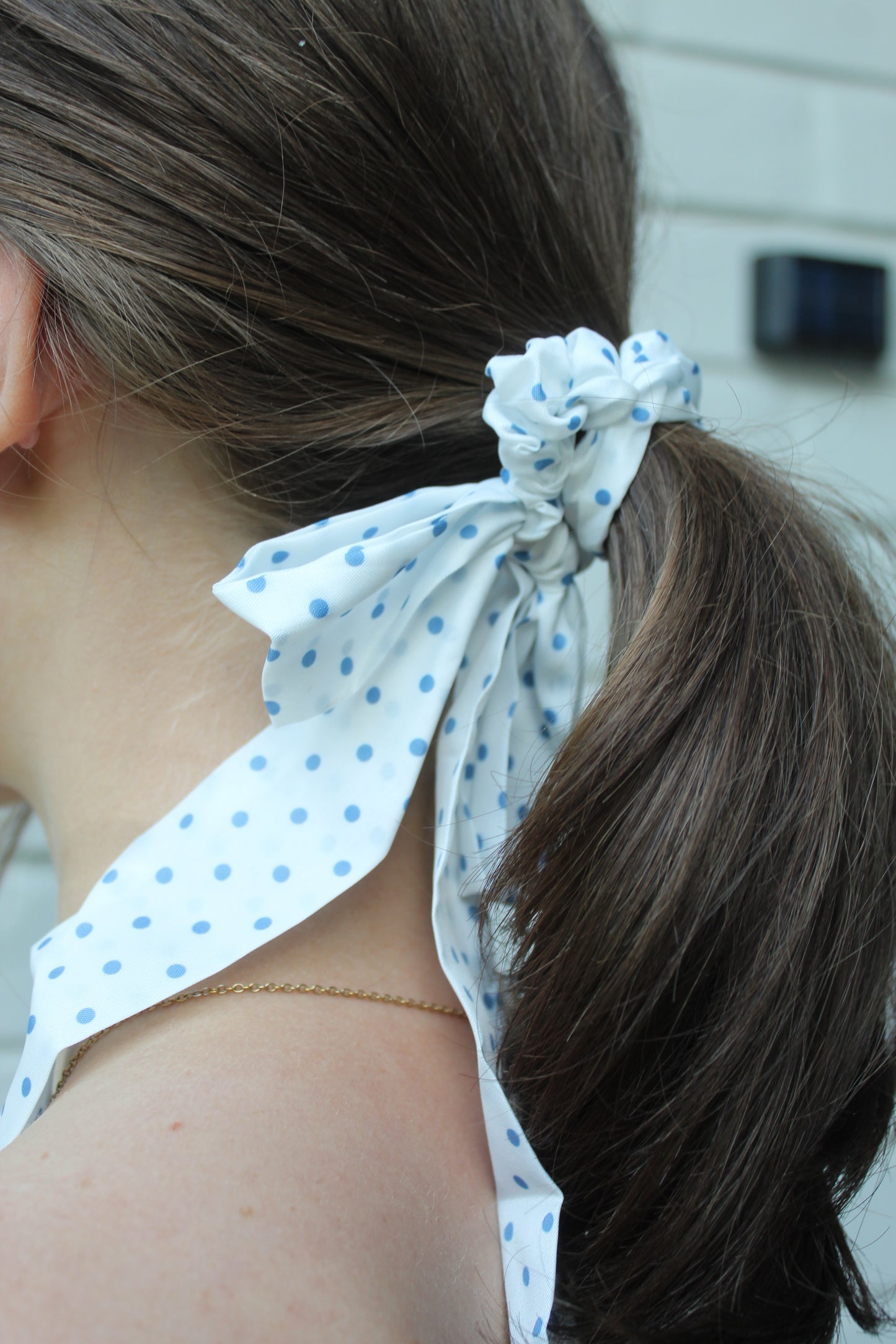 BLUE LADY SCRUNCHIE BOW'S